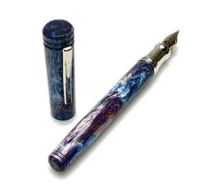 Model 20 Marietta Fountain Pen - Silver Abalone AL