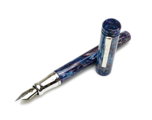 Model 20 Marietta Fountain Pen - Silver Abalone AL