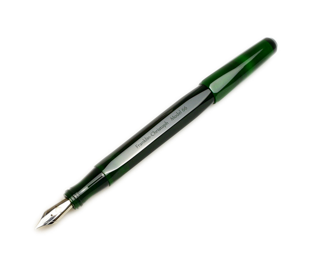 Model 66 Septagonal Fountain Pen - Emerald – Franklin-Christoph