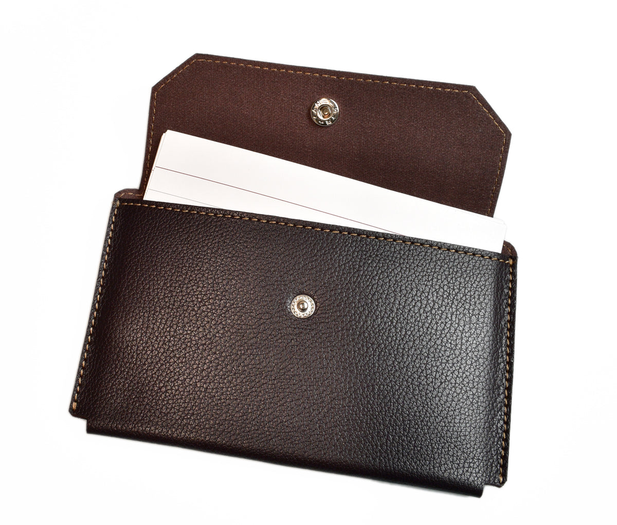 Index Card Holder - Snapped - Leather Burgundy Napa Index Card Holder - Snapped - Leather Burgundy Napa