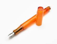 Load image into Gallery viewer, Model 45XL Fountain Pen - Frosted Orange Primary Manipulation