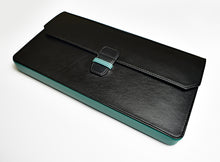 Load image into Gallery viewer, New Penvelope 12 Black Teal Leather