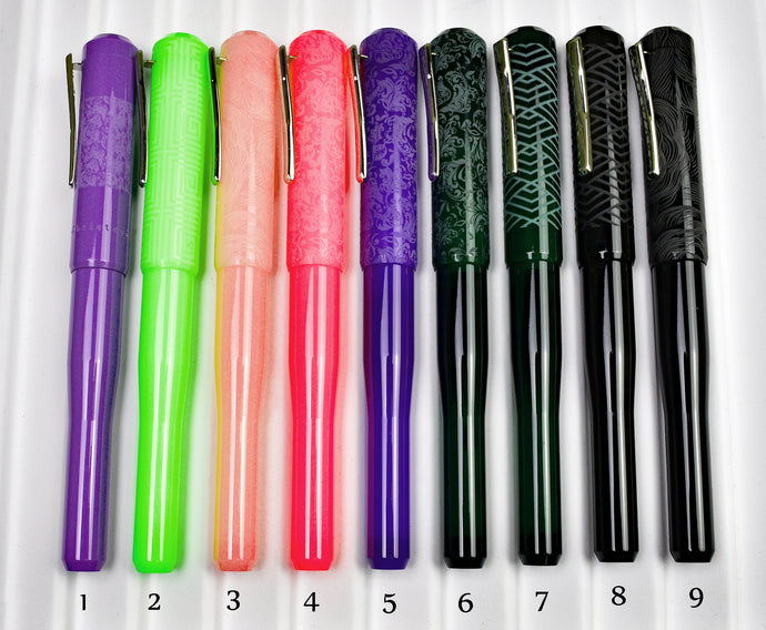 Model 02 Engraved Caps Group