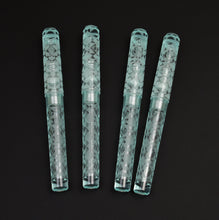 Load image into Gallery viewer, Model 03M Antique Glass Abstract Diamond Etched FP SE