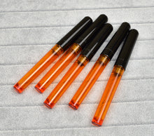 Load image into Gallery viewer, Five Franklin-Christoph Model 03 Modified Fountain Pen - Halloween Edition pens on a textured gray surface.