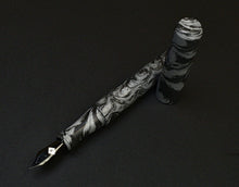 Load image into Gallery viewer, Model 03 Modified Fountain Pen - M3 Carbon Black Silver