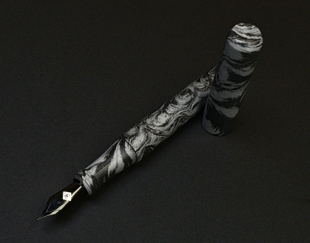 Model 03 Modified Fountain Pen - M3 Carbon Black Silver