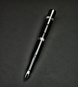 Model 19 Fountain Pen - Black & Dark Room Emulsion