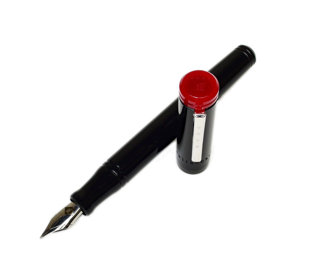 Model 20 Marietta Fountain Pen - Black & Red