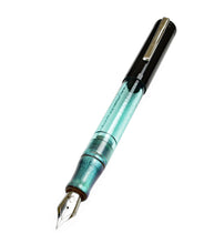 Load image into Gallery viewer, Model 20 Marietta Fountain Pen - Black Sea Glass Andromeda SE