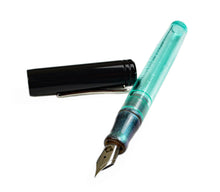 Load image into Gallery viewer, Model 20 Marietta Fountain Pen - Black Sea Glass Andromeda SE