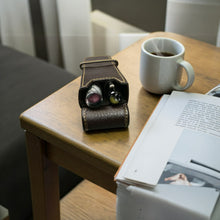 Load image into Gallery viewer, Two Pen Case - Napa Brown