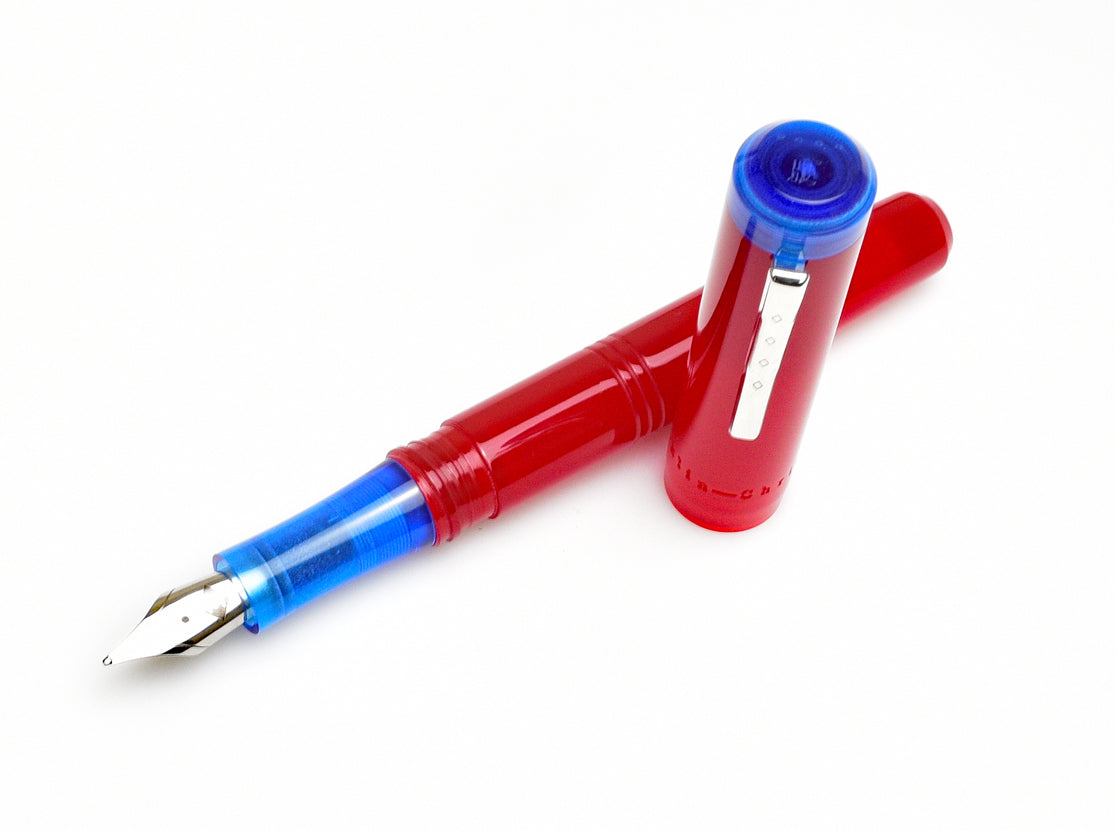 Model 31 Fountain Pen - Venetian Red Maya Blue – Franklin-Christoph
