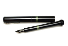 Load image into Gallery viewer, Model 33 Abditus Fountain Pen - Black &amp; Diamondcast Green