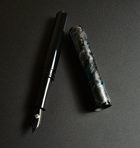 40M SCF Art Silver-Blue Fountain Pen