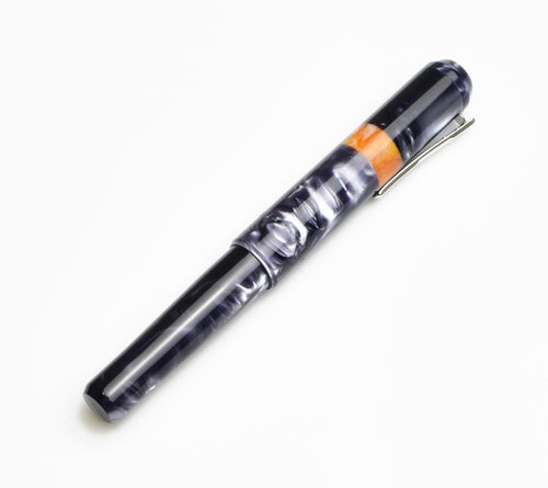 Model 40 Panther Fountain Pen - Smoke & Orange SE