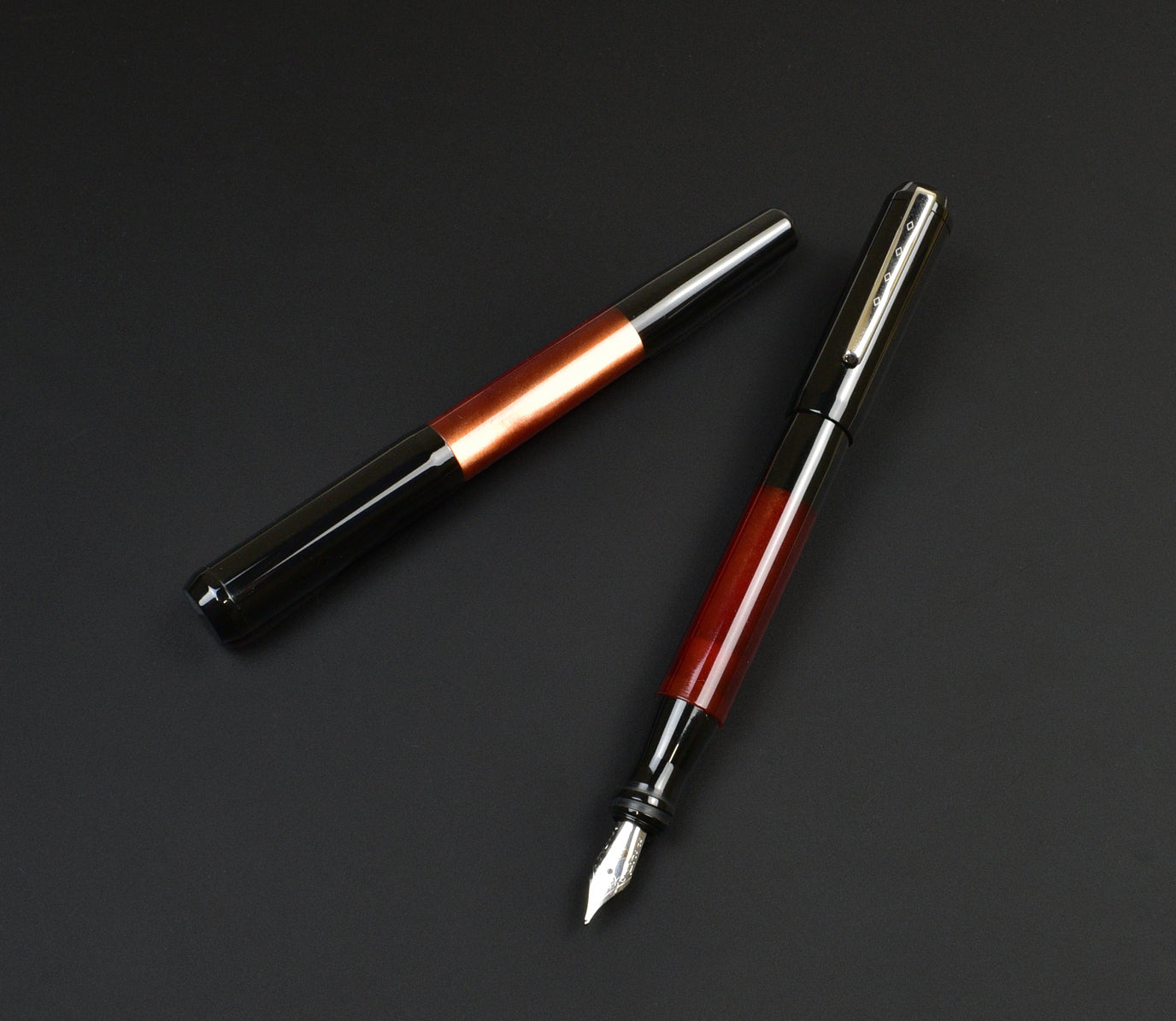 万年筆　KONPARU fountain pen Model 55 Pentium Fountain Pen - Copper Rising – Franklin-Christoph