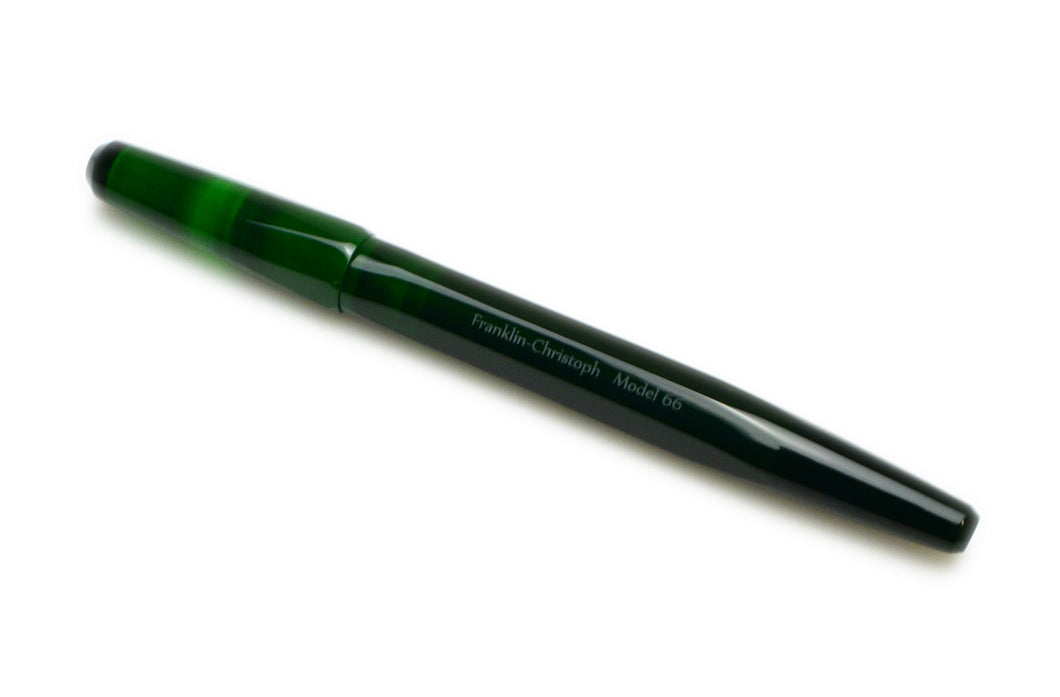 Model 66 Stabilis Fountain Pen - Emerald - Septagonal