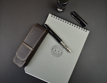 Load image into Gallery viewer, Two Pen Case - Napa Brown