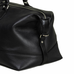 Duffle Bag - Black Leather