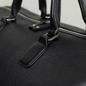 Duffle Bag - Black Leather
