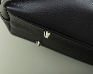 Duffle Bag - Black Leather