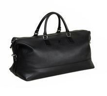 Load image into Gallery viewer, Duffle Bag - Black Leather