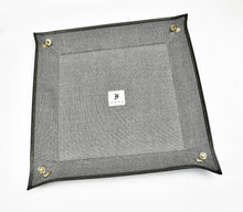 Load image into Gallery viewer, Valet Tray - Black Napa Suit Grey