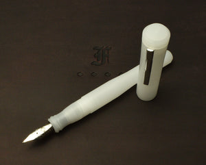 Model 02 Intrinsic Fountain Pen - Ghost (matte finish)