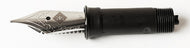 Franklin-Christoph #5 Nib Unit: silver engraved nib with black grip section, similar to original F-C nibs.