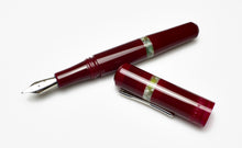 Load image into Gallery viewer, Model 19 Fountain Pen - Sweet Maroon w/ Sage SE
