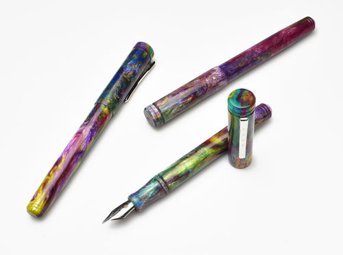 Model 20 Marietta Fountain Pen - Peacock Abalone