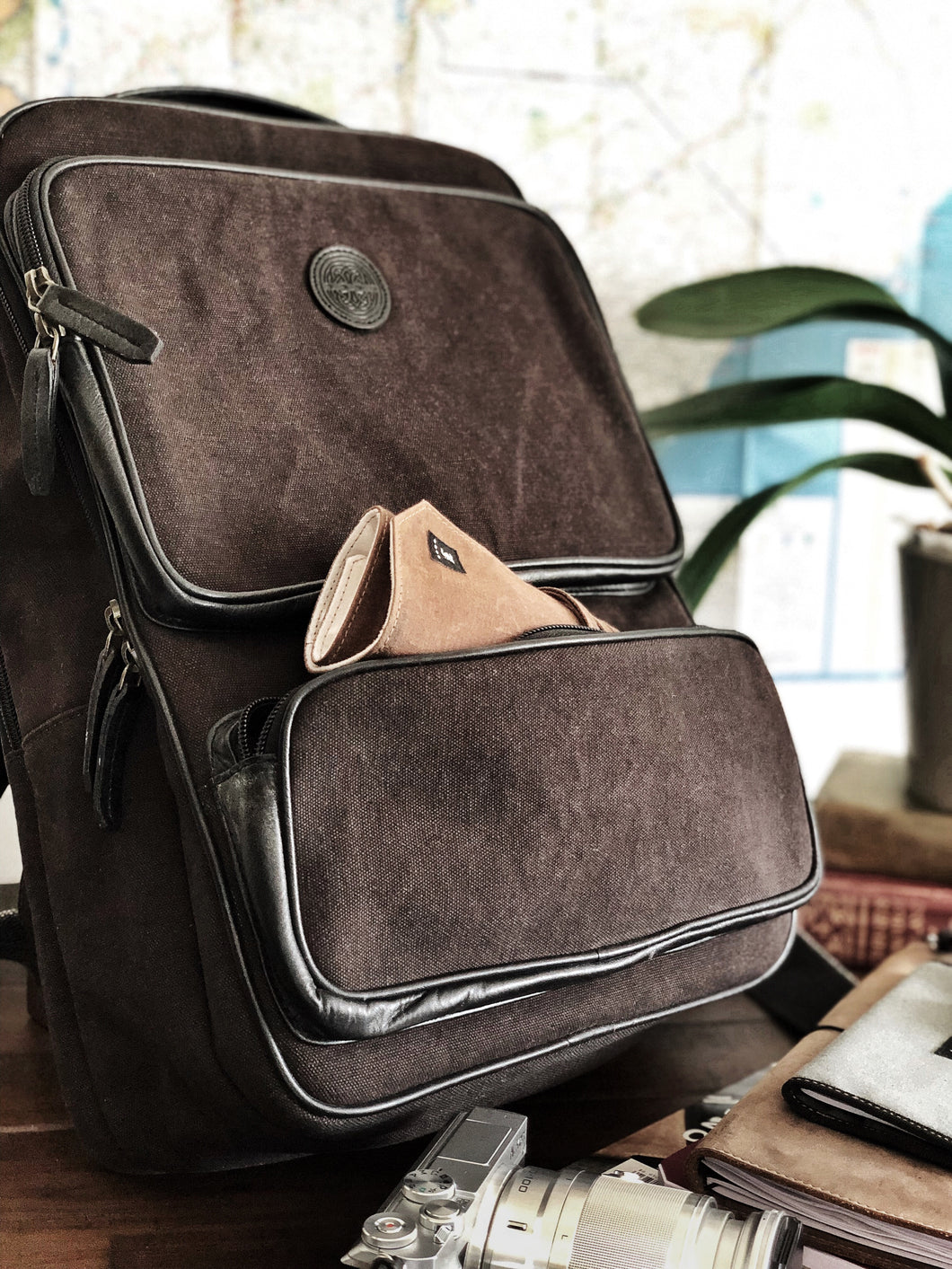 Franklin-Christoph Fortis Backpack Iron Brown