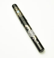 Franklin-Christoph Model 03M “Birth of a Dragon” LE FP: black urushi, dragon & cloud maki-e, stunning artistry.