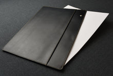Load image into Gallery viewer, Document Folder - Black Leather