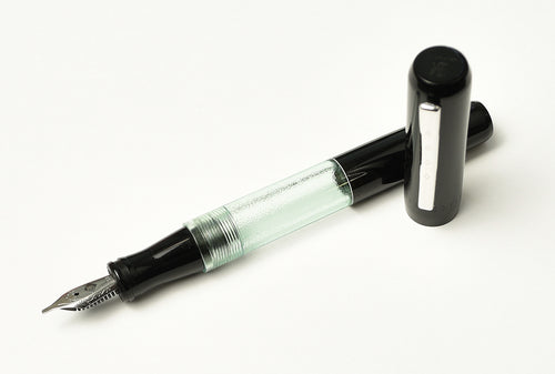 Model 55 Pentium Fountain Pen - Black & Antique Glass