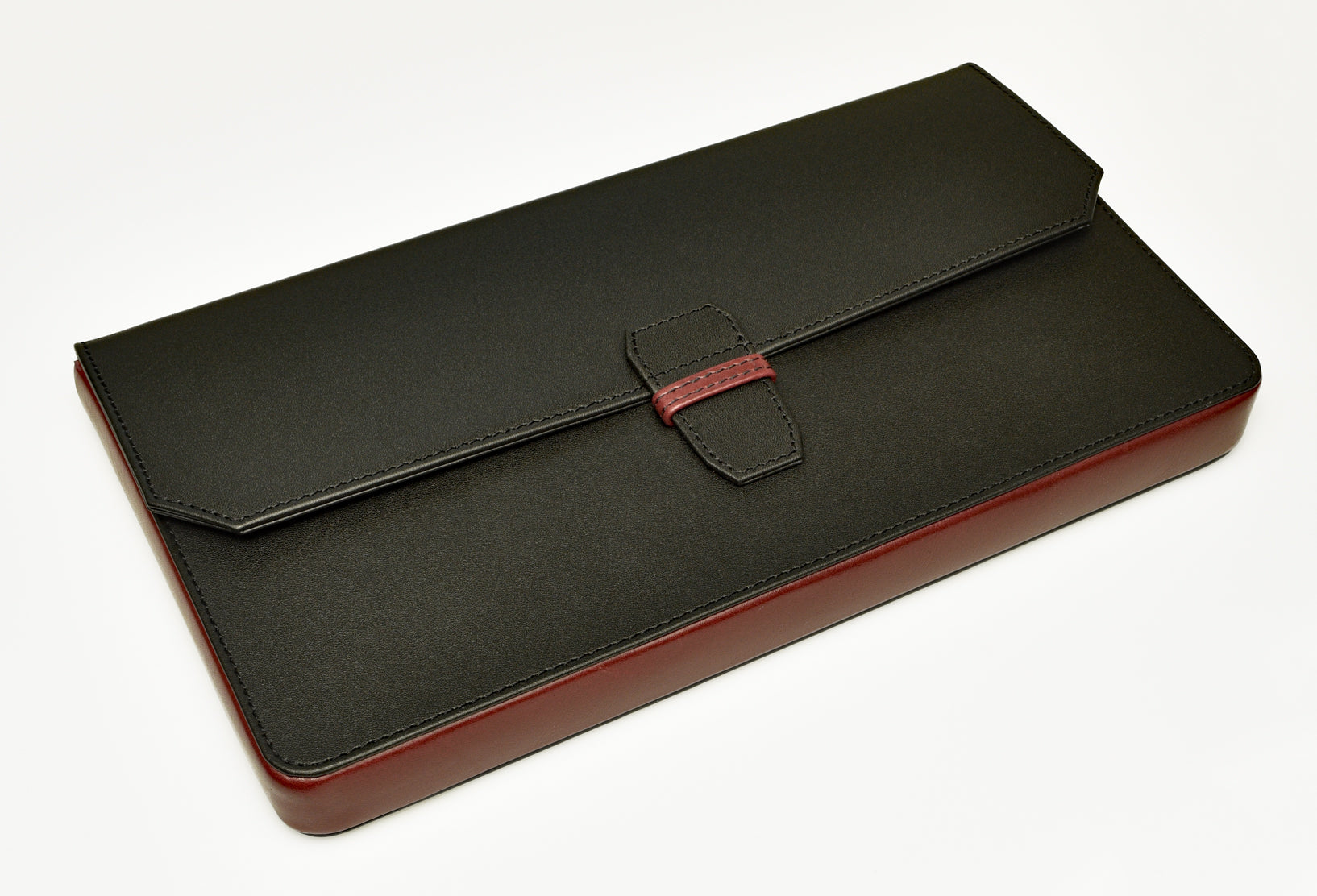 FINDING THE PENPEN バック 他 New Penvelope 12 Black Merlot Leather – Franklin-Christoph
