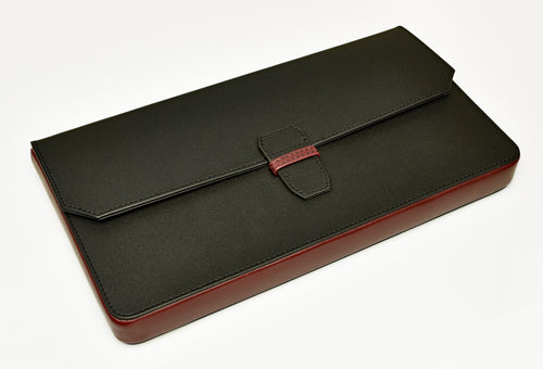 New Penvelope 12 Black Merlot Leather