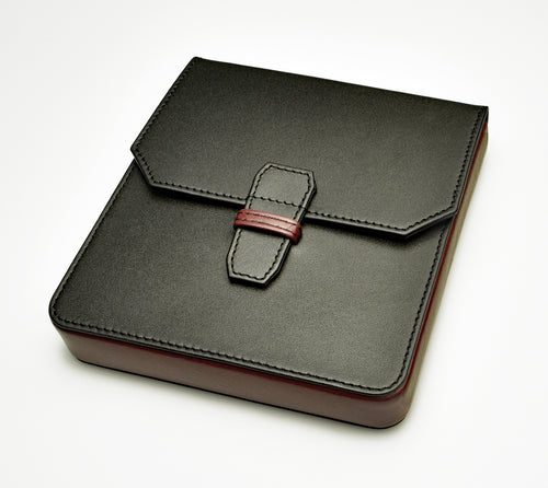 New Penvelope 6 Black Merlot Leather