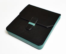 Load image into Gallery viewer, New Penvelope 6 Black Teal Leather