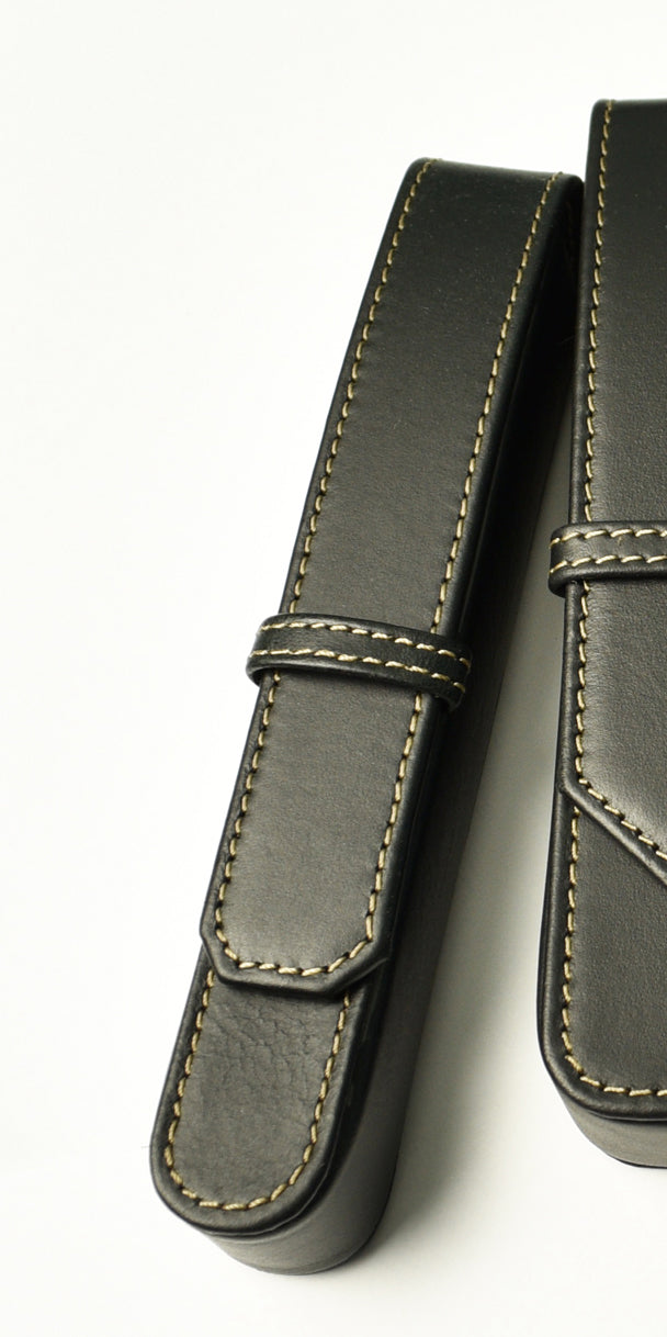 1-2-3 Pen Cases - leather