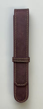 Load image into Gallery viewer, Single Pen Case - Burgundy leather