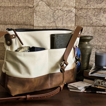 Load image into Gallery viewer, Fortis Sling Bag - Creme&#39; and Brown