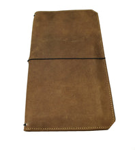 Load image into Gallery viewer, &quot;VN&quot; - Vagabond Boot Brown Leather Notebook Covers