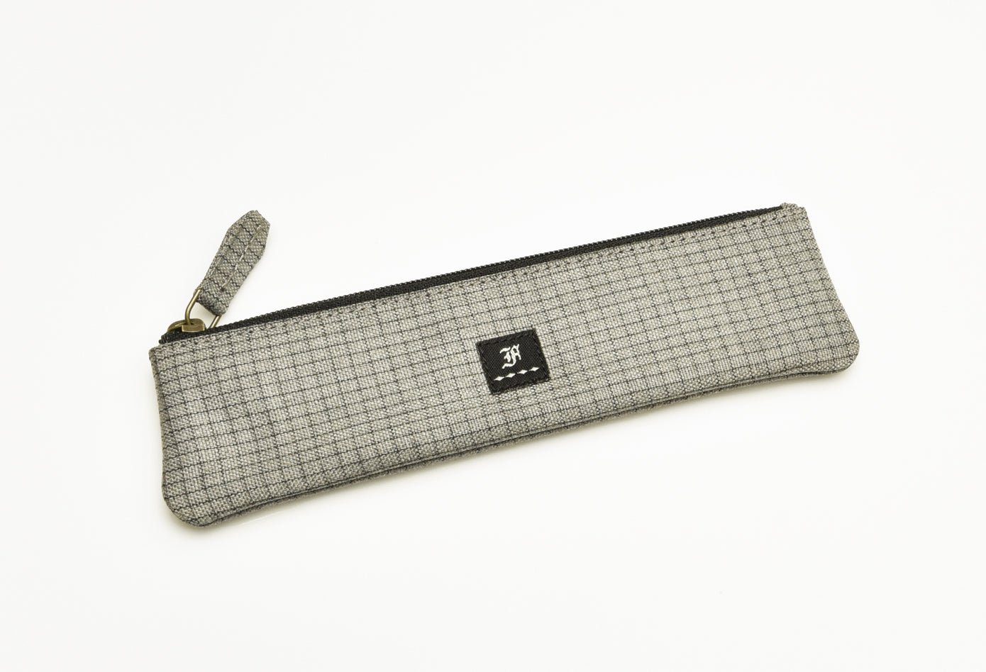 Pen + Gear Quilted Cloth Pencil Pouch, Gray Heather 