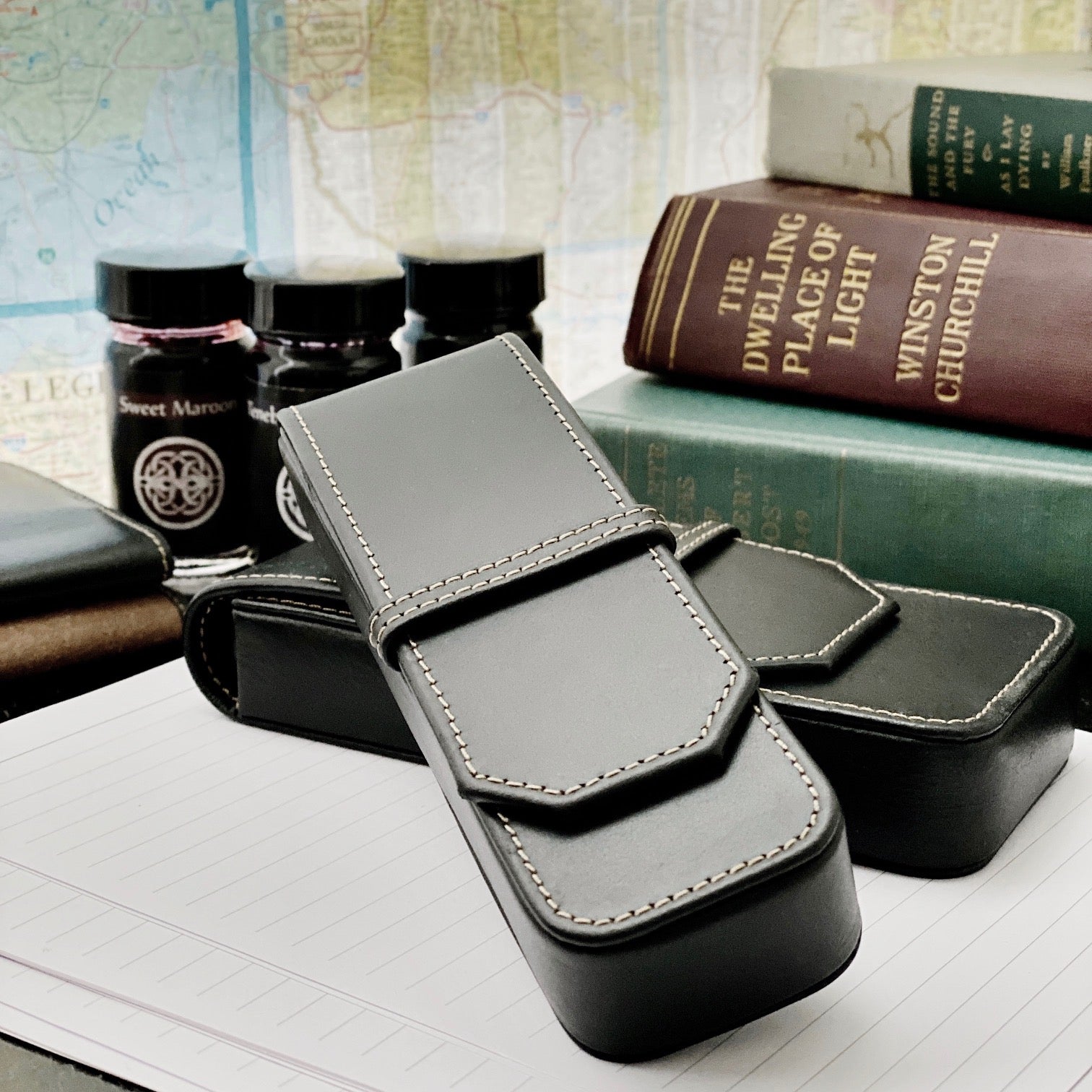 1-2-3 Pen Cases - leather – Franklin-Christoph