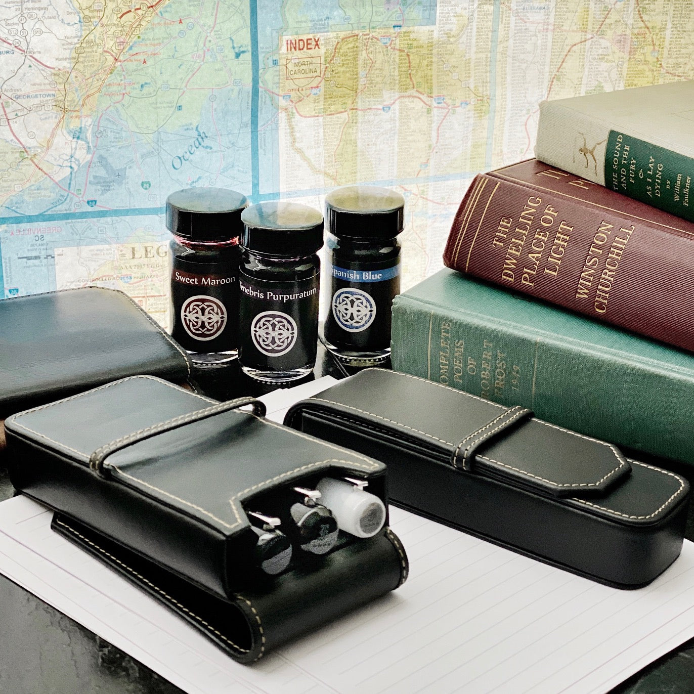 1-2-3 Pen Cases - leather – Franklin-Christoph