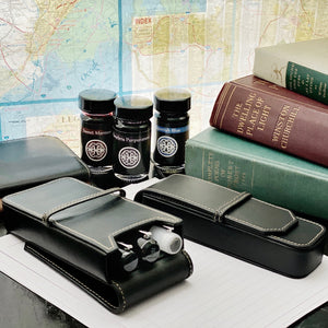 1-2-3 Pen Cases - leather