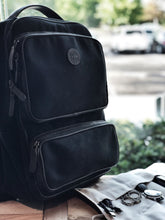 Load image into Gallery viewer, Franklin-Christoph Fortis Backpack Black Canvas