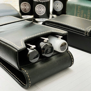 1-2-3 Pen Cases - leather